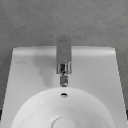 Villeroy & Boch TVB10420111061 - Bidetarmatur + Ablaufgarnitur O.NOVO glänzender Chrom