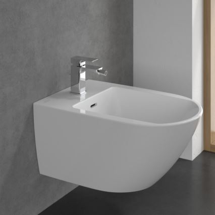 Villeroy & Boch TVB11200100061 - Bidetarmatur + Ablaufgarnitur SUBWAY 3.0 glänzender Chrom