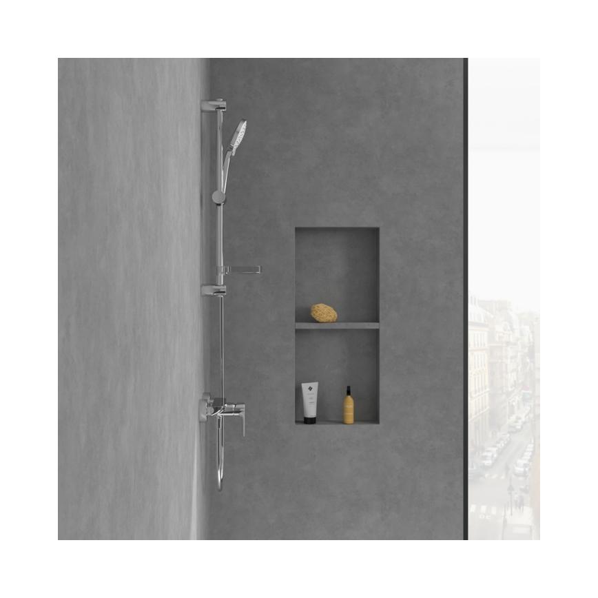 Villeroy & Boch TVS10400100061 - Duscharmatur O.NOVO, hochglänzender Chrom
