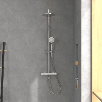 Villeroy & Boch TVS10900200061 - Duschset mit Mischbatterie UNIVERSAL, Hochglanz-Chrom