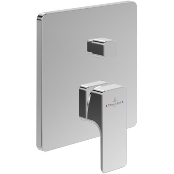 Villeroy & Boch TVS11200300061 - Wannen-/Duscharmatur SUBWAY 3.0, glänzender Chrom