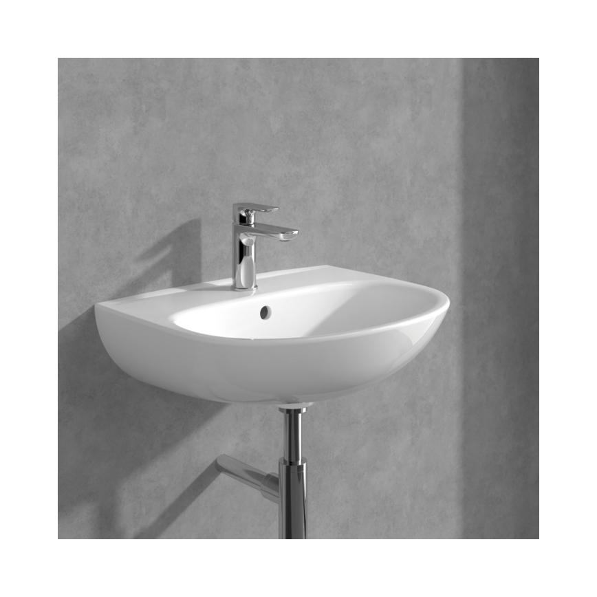 Villeroy & Boch TVW10400300161 - Waschtischarmatur O.NOVO 15,5 cm, Hochglanz-Chrom