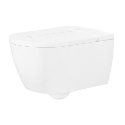 Villeroy & Boch V0E100R1 - Wandhängendes Bidet mit VICLEAN SoftClose-Sitz, Keramik/weiß + Fernbedienung