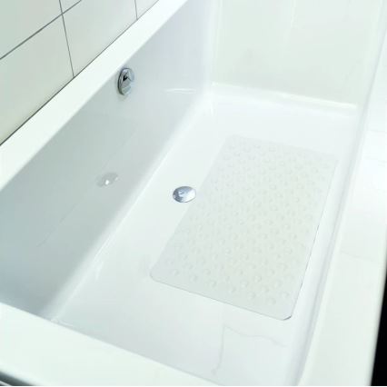 Vitility - Rutschfeste Duschmatte 40 x 70 cm weiß