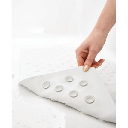 Vitility - Rutschfeste Duschmatte 40 x 70 cm weiß