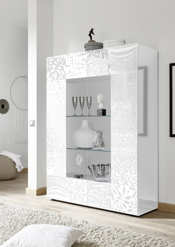 Vitrine ARIA Weiß