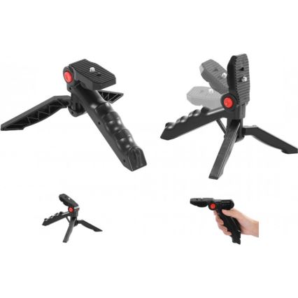 Vlogging-Set 4in1 – Mikrofon, LED-Lampe, Stativ, Telefonhalterung