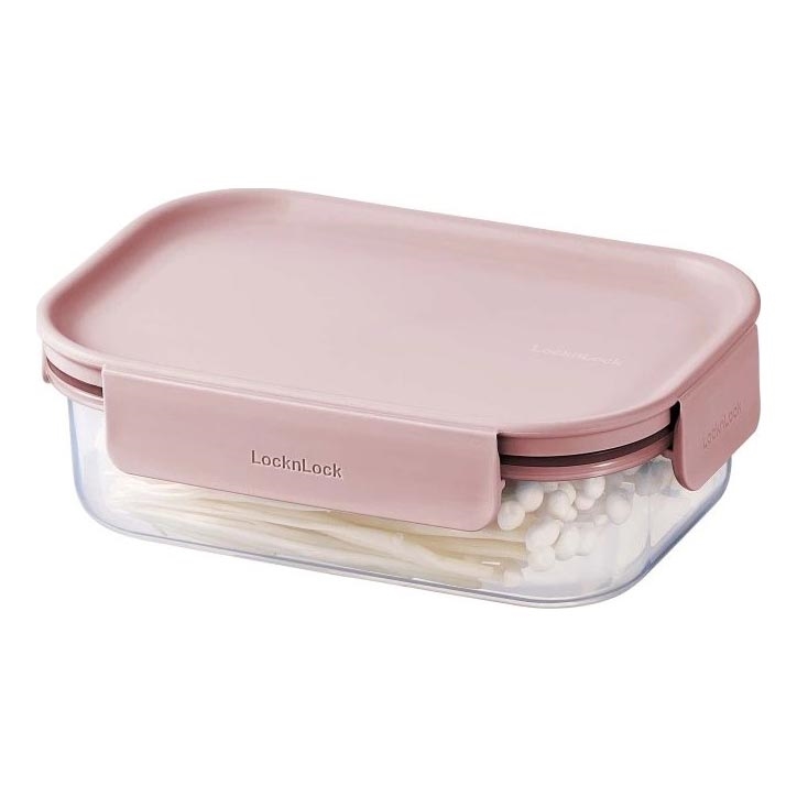 Vorratsdose CLASSIC PLUS 0,91 l rosa/transparent