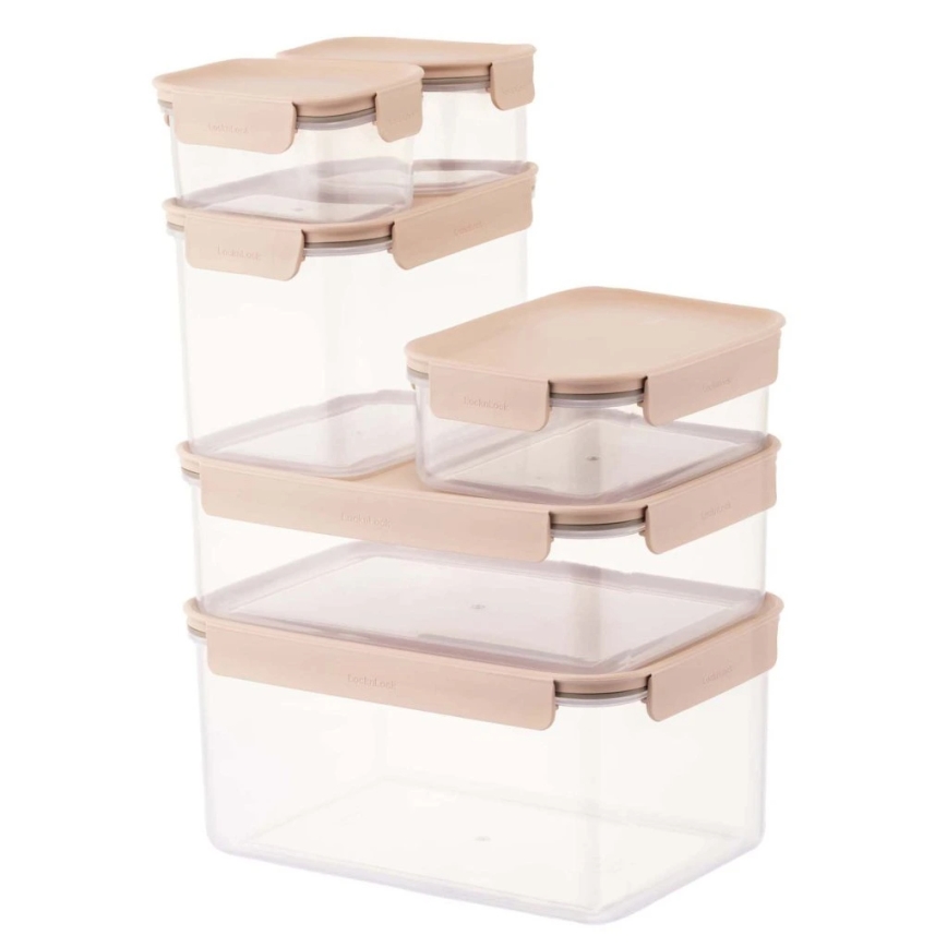 Vorratsdose für Lebensmittel CLASSIC PLUS 1,25 l rosa/transparent