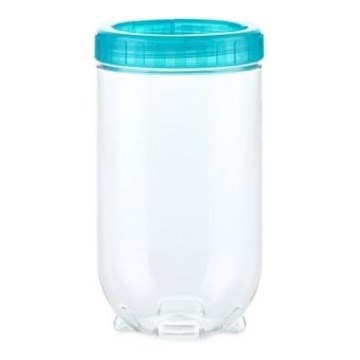 Vorratsdose INTERLOCK 1 l, türkis/klar
