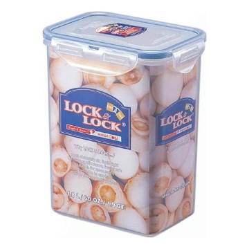 Vorratsdose LOCK 1,8 l, blau/transparent