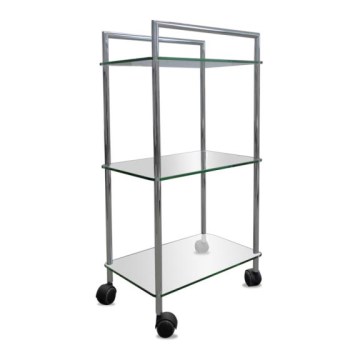 Wagen 45x82 cm, silberfarben
