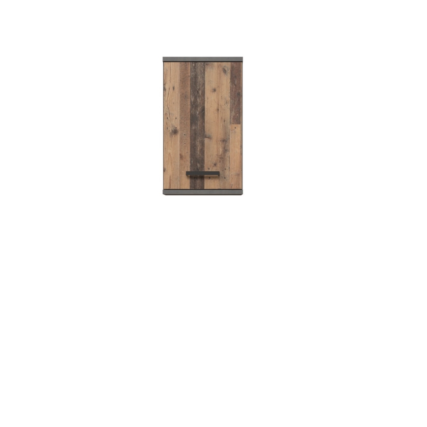 Wand-Badezimmerschrank VENOM Anthrazit/Braun