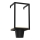 Wand-Blumentopf 38x18 cm schwarz