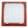 Wand-/Deckenleuchte GEOMETRICA 1xE27/60W/230V Gummibaum 25x25 cm