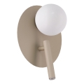 Wand-Spotleuchte HOTEL MOOD 1xG9/12W/230V + 1xG9/3W beige