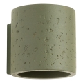 Wand-Spotleuchte ORBIS 1xG9/8W/230V Beton/Grün