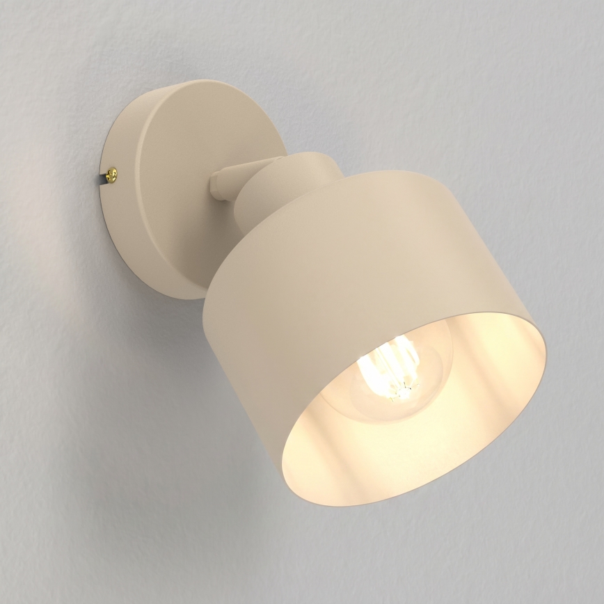 Wand-Spotleuchte PARKLA 1xE27/15W/230V beige