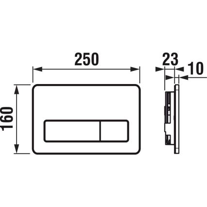 Wandhängendes WC MIO Rimless + WC-Sitz SoftClose MIO + Spültaste DUAL + Unterputz-Modul + Isolierunterlage