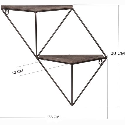 Wandablage 30x33 cm Fichte