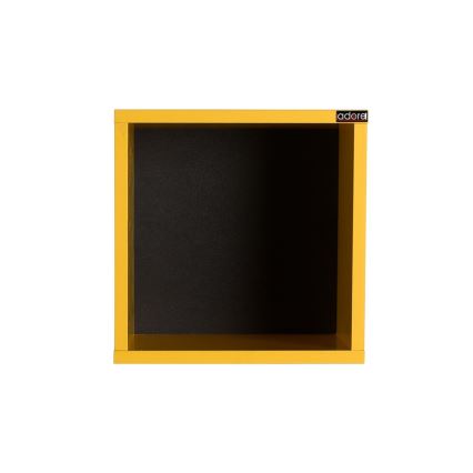 Wandablage 33x33 cm gelb