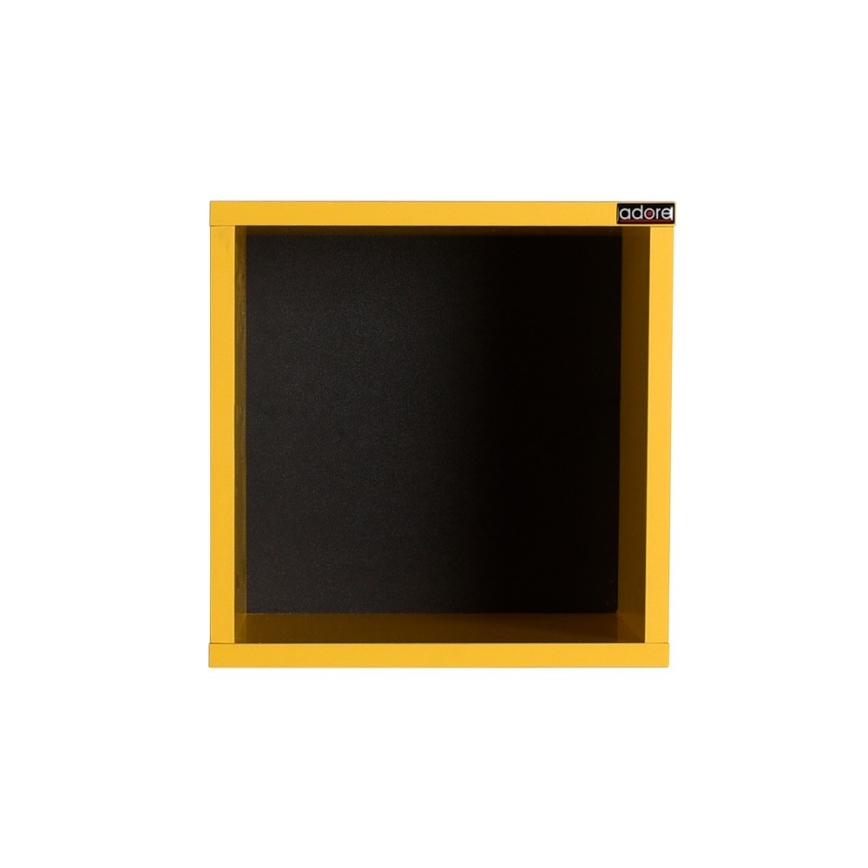 Wandablage 33x33 cm gelb