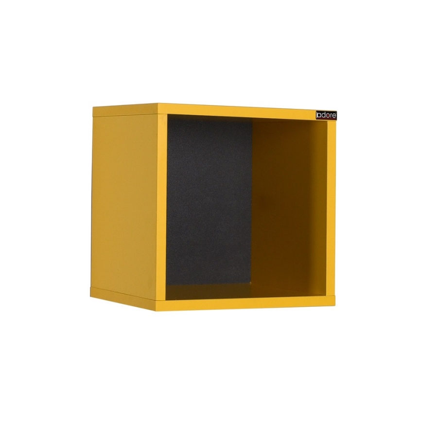 Wandablage 33x33 cm gelb