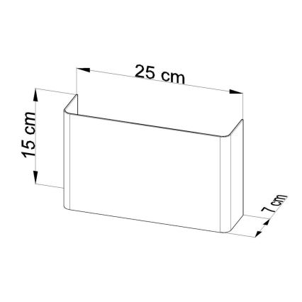 Wandbeleuchtung COPERTURA 2xG9/40W/230V weiß