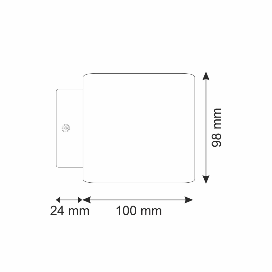 Wandbeleuchtung IZAR 1xG9/10W/230V