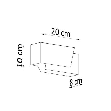 Wandbeleuchtung PIEGARE 1xG9/40W/230V