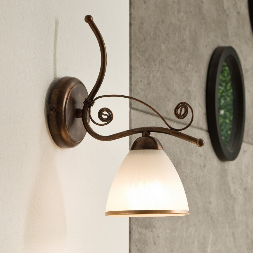 Wandbeleuchtung RETRO II 1xE27/60W/230V | Beleuchtung.de