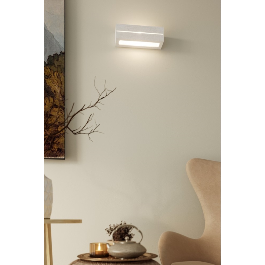 Sollux SL.0231 - Wandbeleuchtung VEGA LINE 1xE27/60W/230V weiß