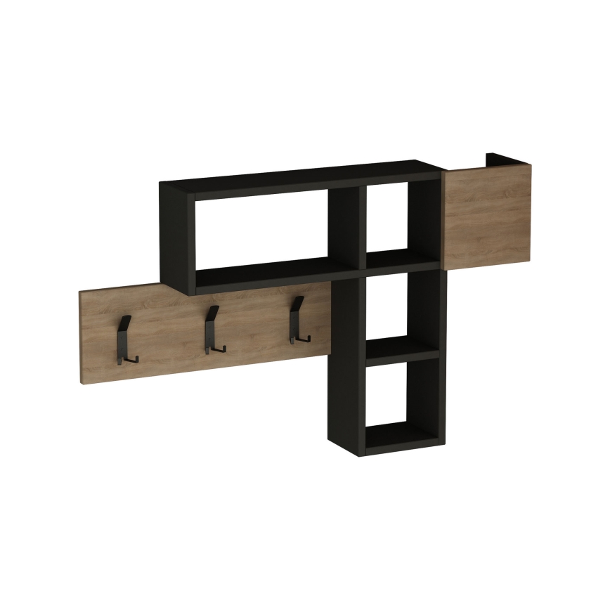 Wandgarderobe mit Ablage GAME 61x99,5 cm Beige/Anthrazit
