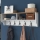Wandgarderobe RANI 120x37x22 cm weiß/beige