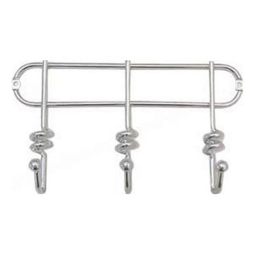 Wandgarderobe TWIST 13,3x25,3 cm glänzender Chrom