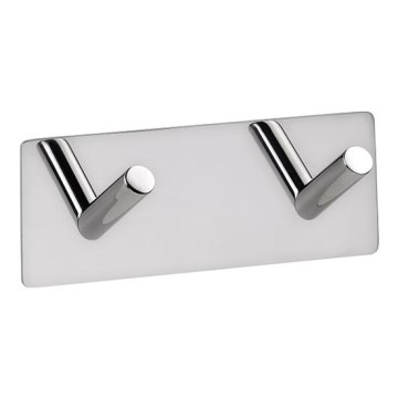Wandhaken 11,5 x 4,5 cm, Edelstahl, silberfarben