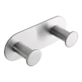 Wandhaken 11,5 × 4,5 cm, Edelstahl/silber