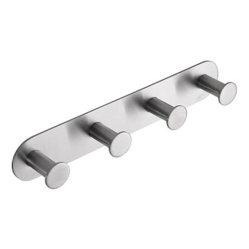 Wandhaken 25,5x4,5 cm Edelstahl/silberfarben