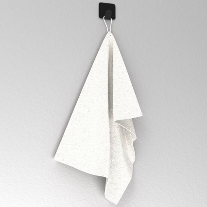Wandhaken 4x4 cm schwarz