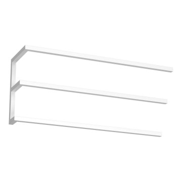 Wandhandtuchhalter 25x60 cm weiß