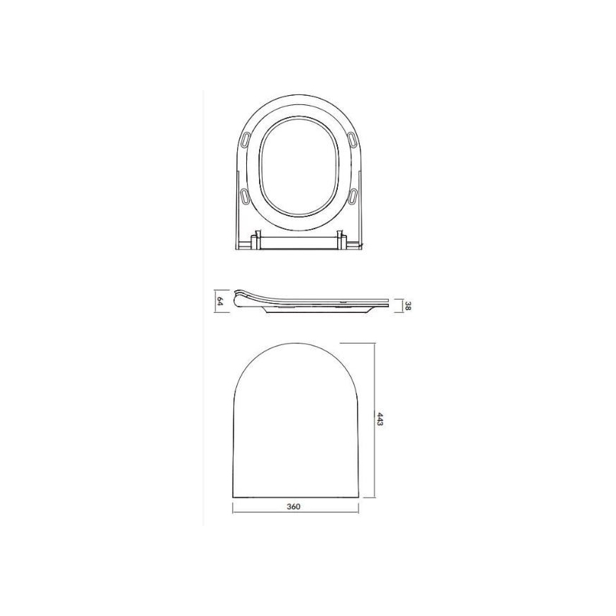 Wand-WC CITY OVAL + WC-Sitz SoftClose CITY OVAL + Spülplatte SIGMA + Unterputzmodul + Isolierunterlage