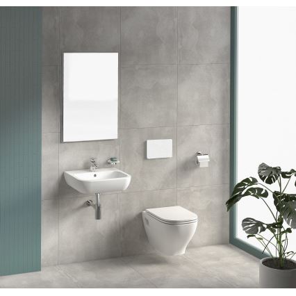Wandhängendes WC DEEP + WC-Sitz SoftClose DEEP + Spültaste DUAL + Unterputzmodul + Isolierunterlage