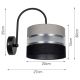 Wandlampe CORAL 1xE27/60W/230V schwarz/grau