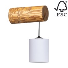 Wandlampe FORESTA 1xE27/25W/230V Kiefer – FSC-zertifiziert