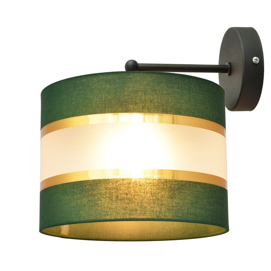 Wandlampe HELEN 1xE27/15W/230V grün/golden