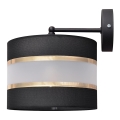 Wandlampe HELEN 1xE27/15W/230V schwarz/gold