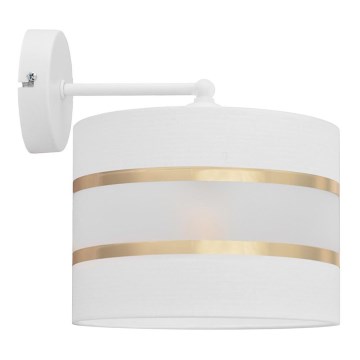 Wandlampe HELEN 1xE27/15W/230V weiß/gold