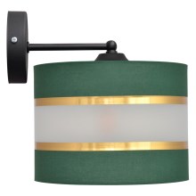 Wandlampe HELEN 1xE27/60W/230V grün/golden