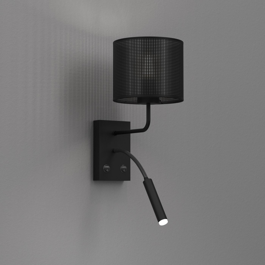 Wandlampe LOFT SHADE 1xE27/60W+1xG9/8W/230V schwarz