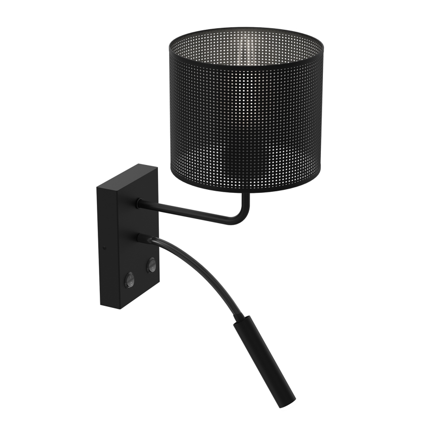 Wandlampe LOFT SHADE 1xE27/60W+1xG9/8W/230V schwarz